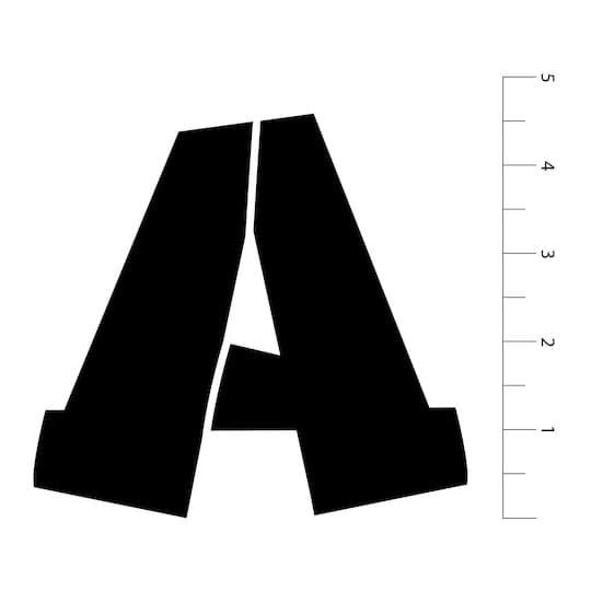6 Pack: 4.5" Comic Serif Alphabet Stencils by Craft Smart®